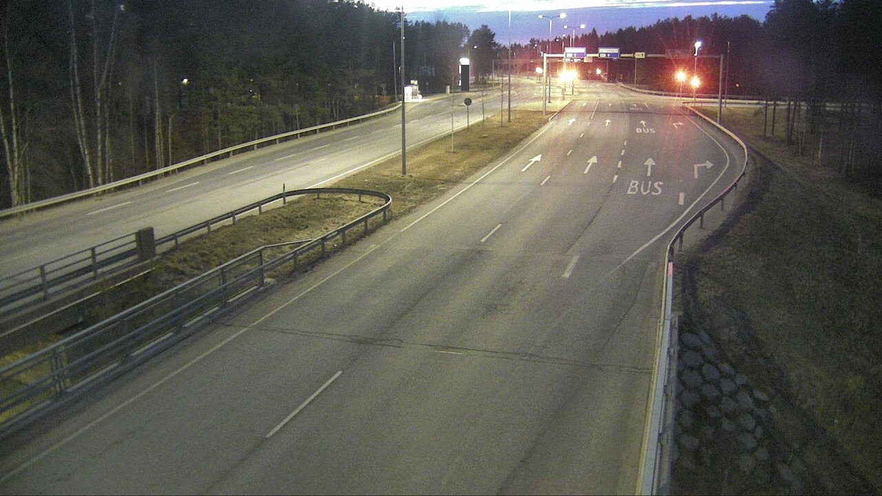 Weather Camera Image Väg 4 Uleåborg, Isko, Oulu, Pohjois-Pohjanmaa