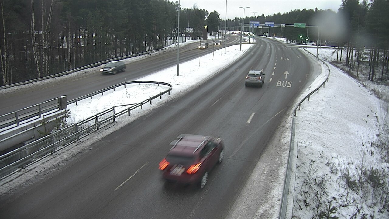 Weather Camera Image Väg 4 Uleåborg, Isko, Oulu, Pohjois-Pohjanmaa