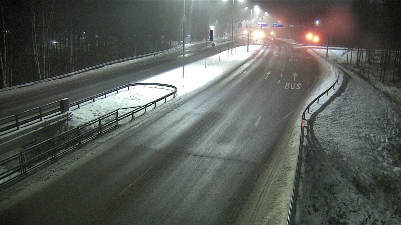 Weather Camera Image Väg 4 Uleåborg, Isko, Oulu, Pohjois-Pohjanmaa