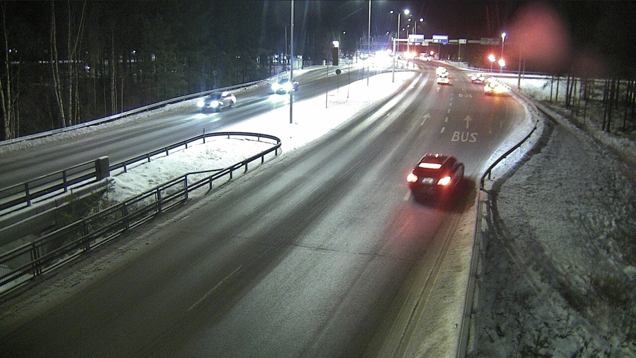 Weather Camera Image Väg 4 Uleåborg, Isko, Oulu, Pohjois-Pohjanmaa