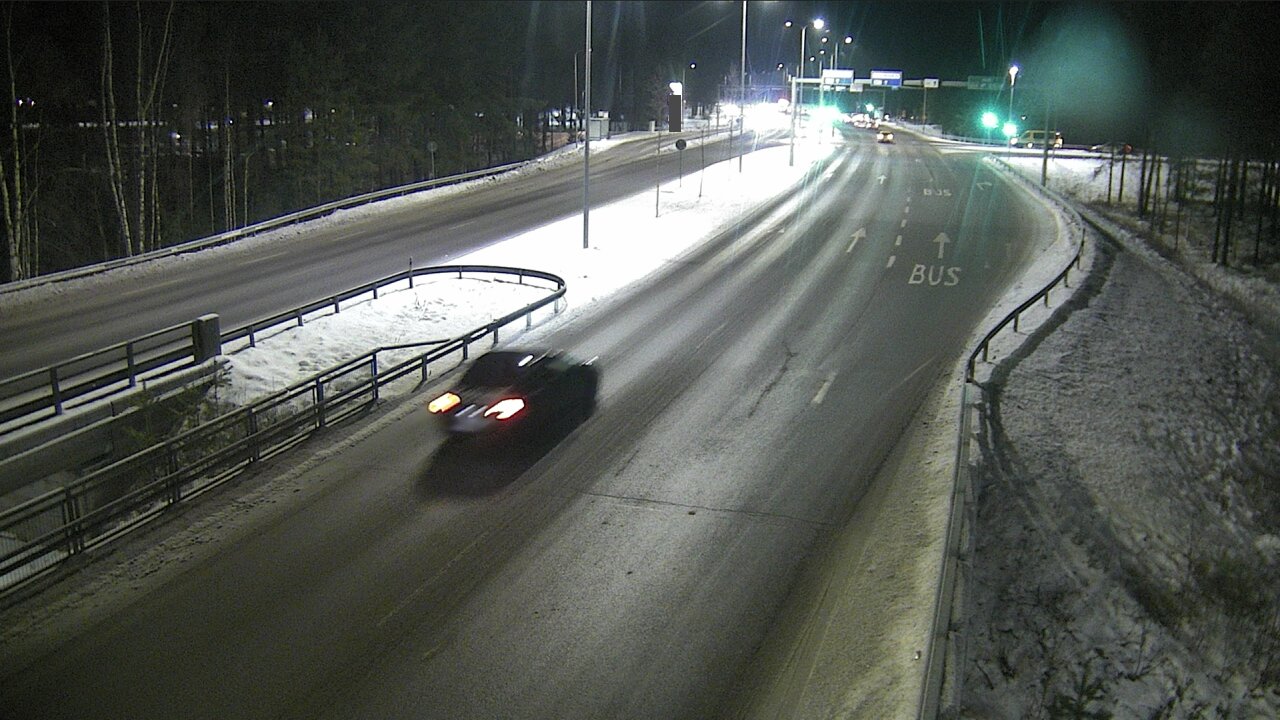 Weather Camera Image Väg 4 Uleåborg, Isko, Oulu, Pohjois-Pohjanmaa