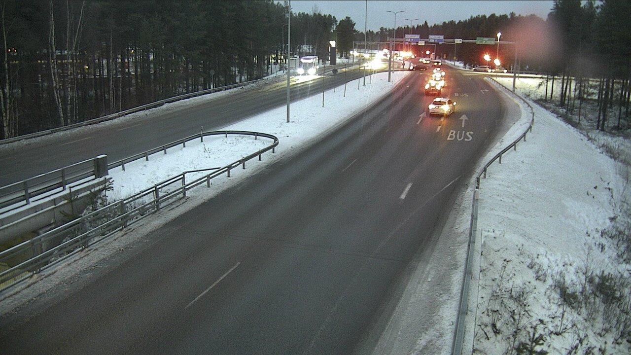 Weather Camera Image Väg 4 Uleåborg, Isko, Oulu, Pohjois-Pohjanmaa