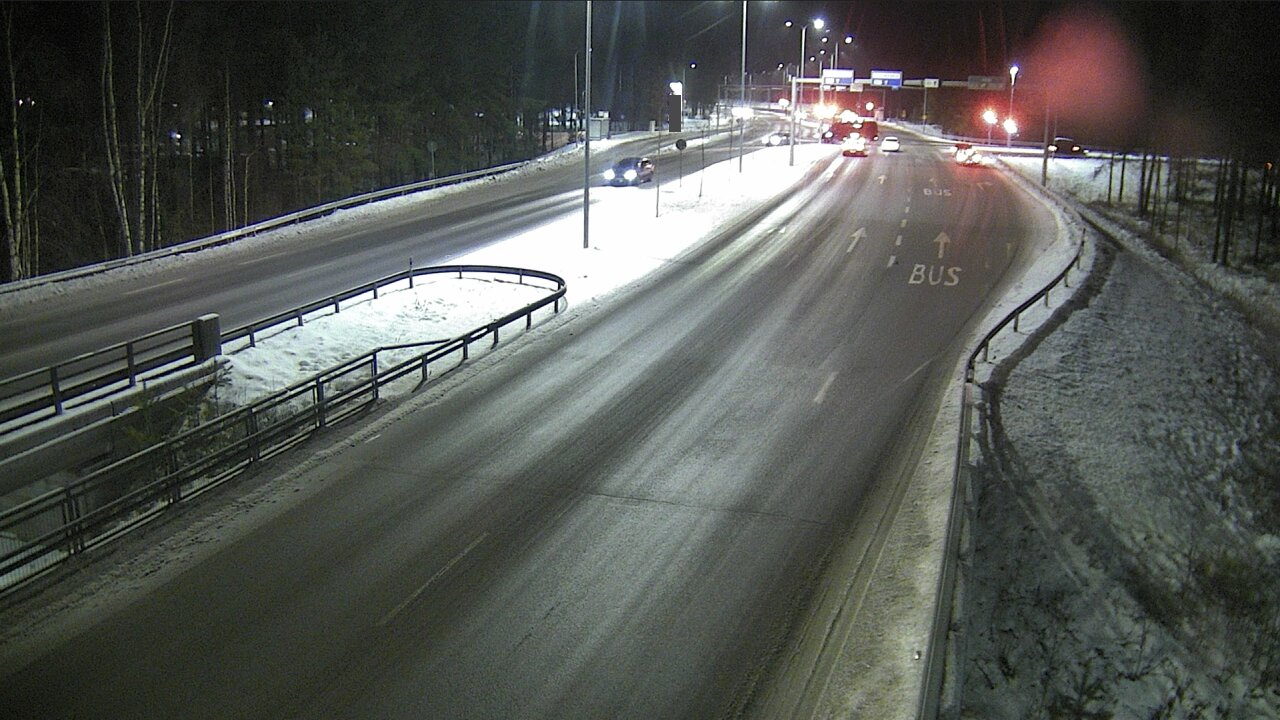 Weather Camera Image Väg 4 Uleåborg, Isko, Oulu, Pohjois-Pohjanmaa