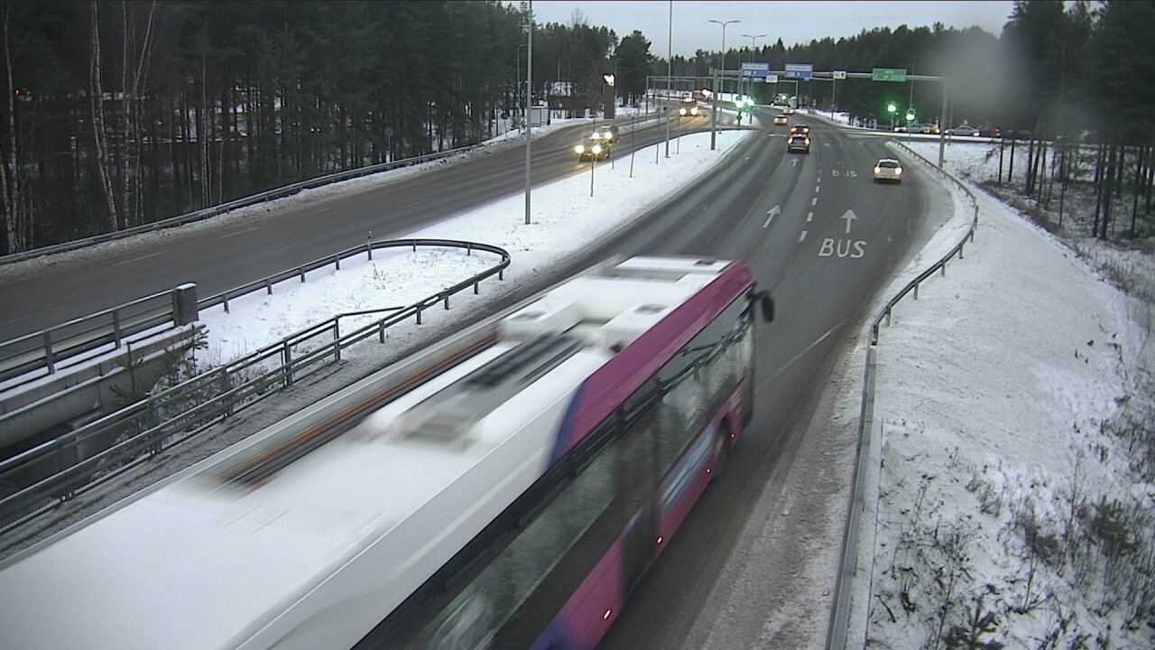 Weather Camera Image Väg 4 Uleåborg, Isko, Oulu, Pohjois-Pohjanmaa