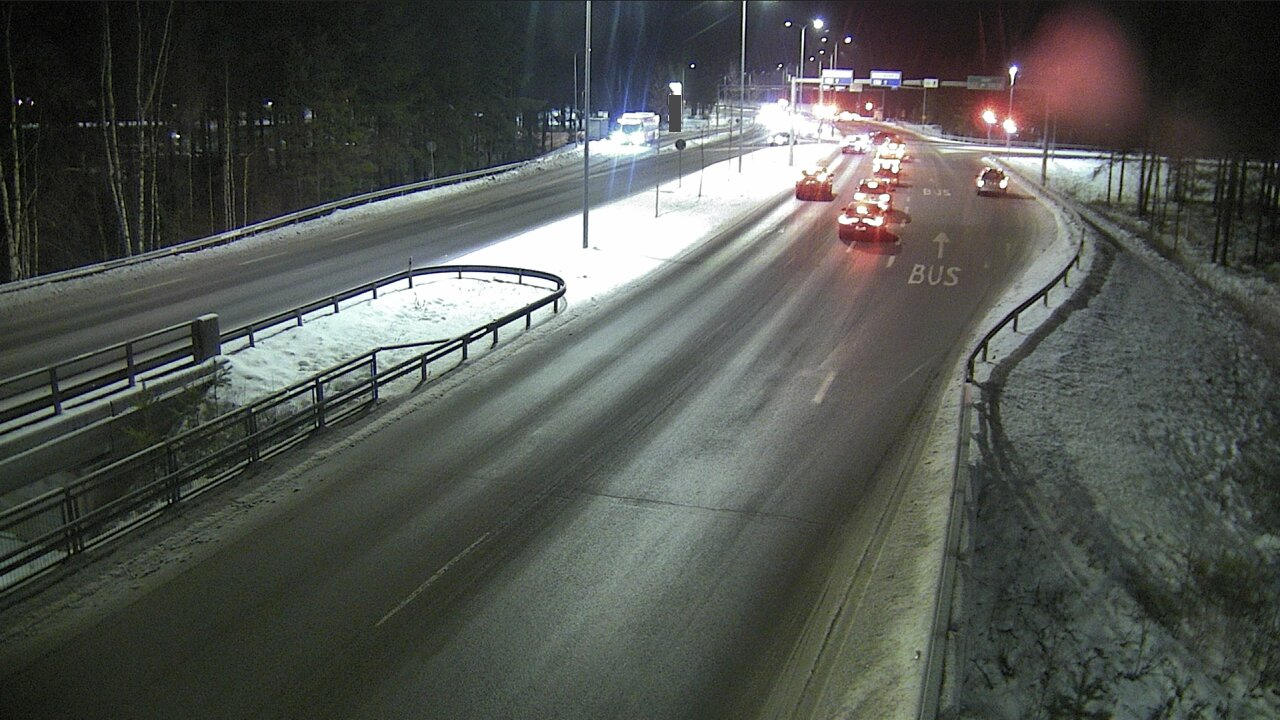 Weather Camera Image Väg 4 Uleåborg, Isko, Oulu, Pohjois-Pohjanmaa