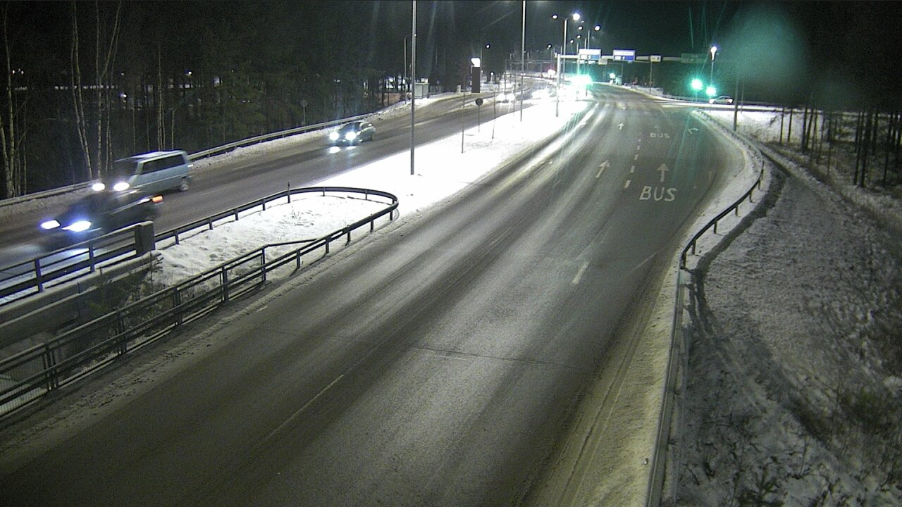 Weather Camera Image Väg 4 Uleåborg, Isko, Oulu, Pohjois-Pohjanmaa