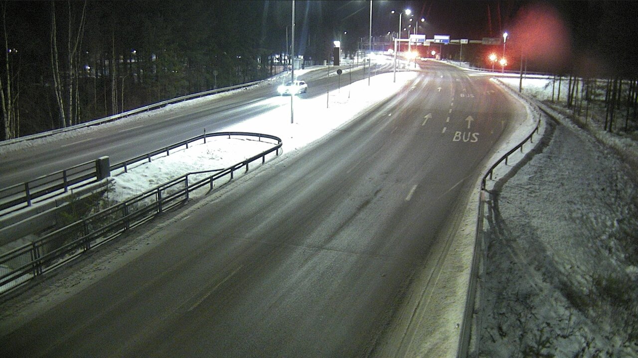 Weather Camera Image Väg 4 Uleåborg, Isko, Oulu, Pohjois-Pohjanmaa