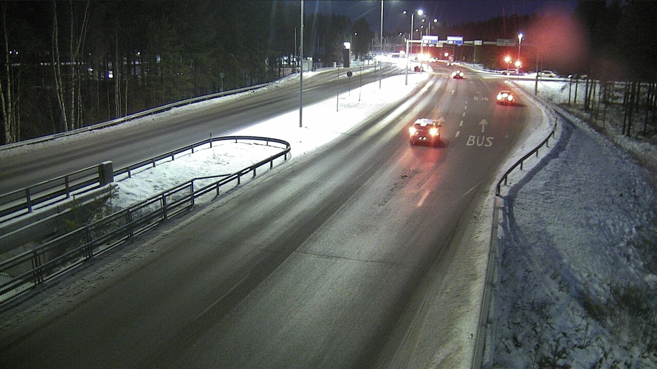 Weather Camera Image Väg 4 Uleåborg, Isko, Oulu, Pohjois-Pohjanmaa