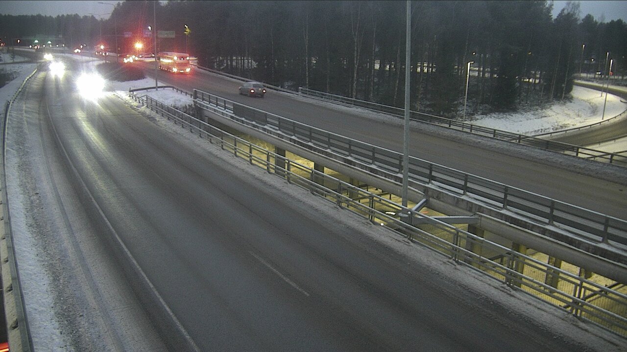 Weather Camera Image Väg 4 Uleåborg, Isko, Oulu, Pohjois-Pohjanmaa