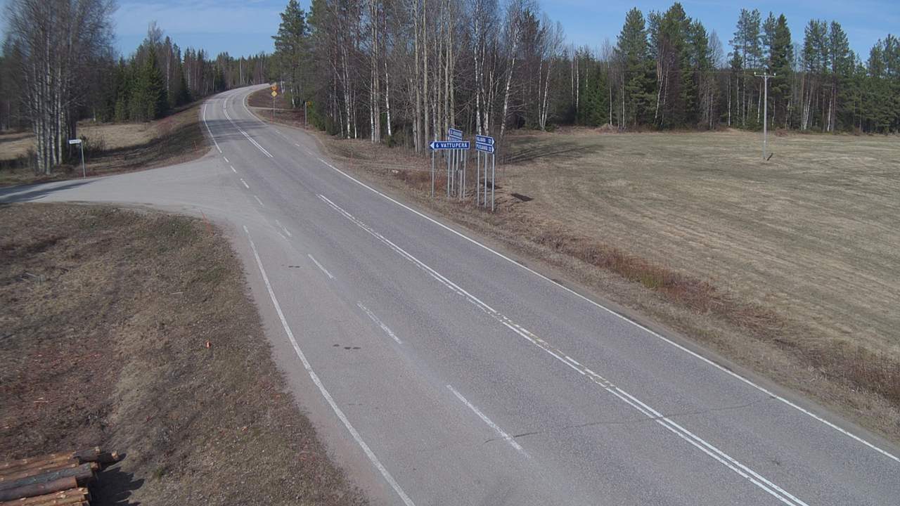 Weather Camera Image Road 78 Puolanka, Paasikoski, Puolanka, Kainuu