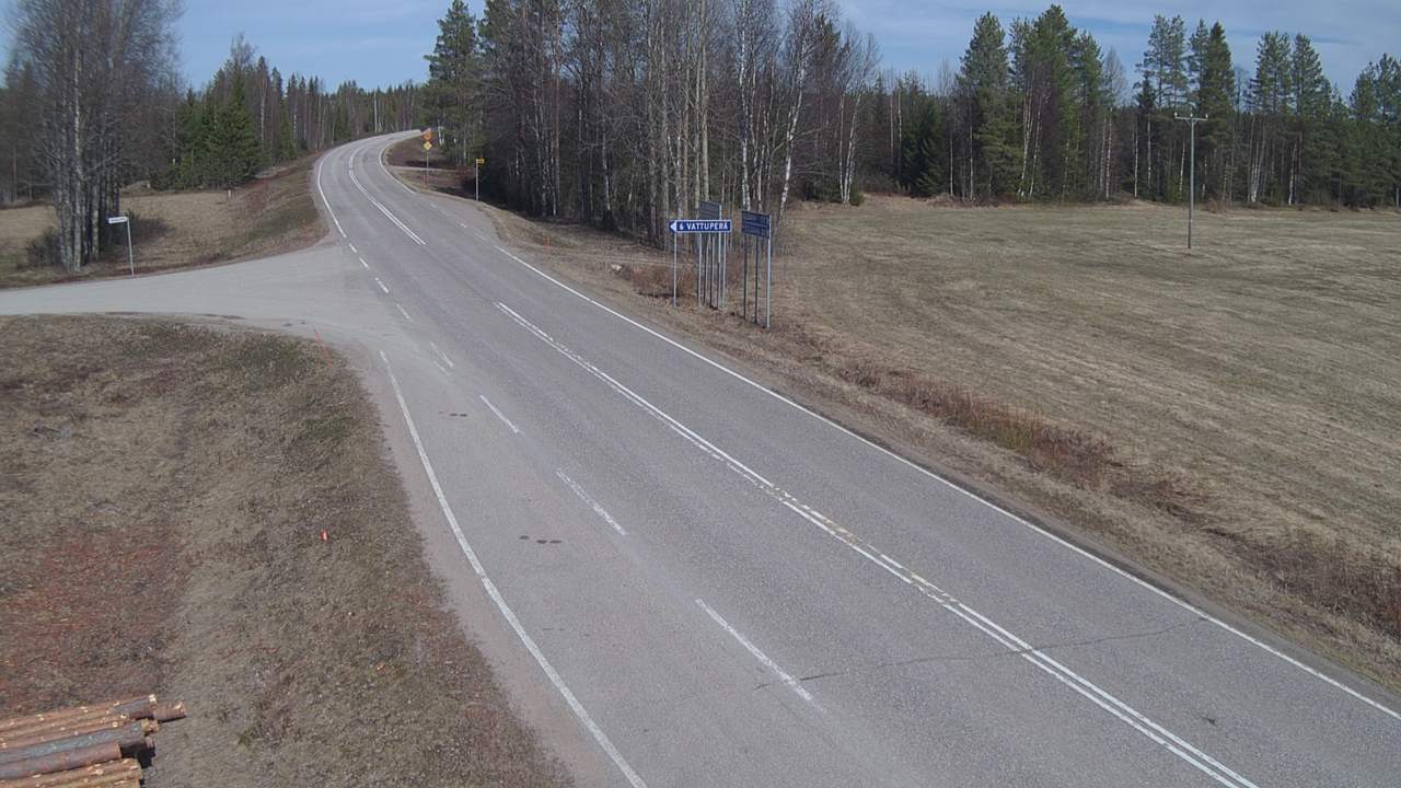 Weather Camera Image Road 78 Puolanka, Paasikoski, Puolanka, Kainuu