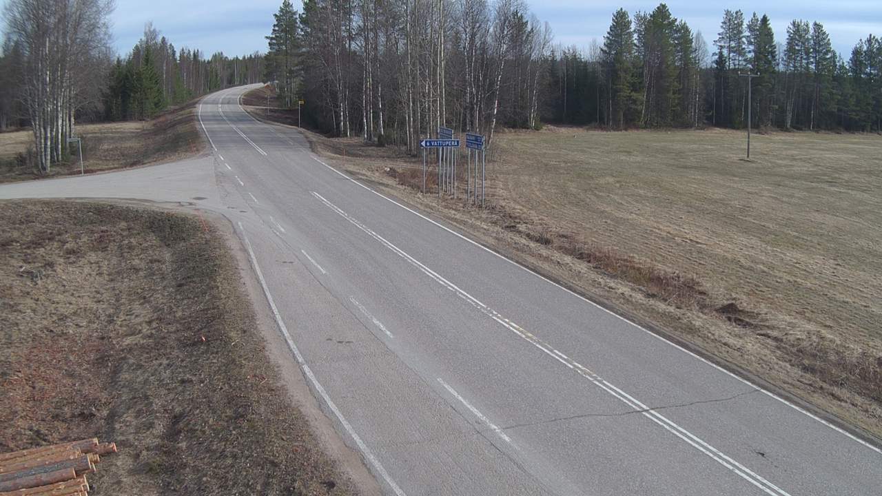 Weather Camera Image Road 78 Puolanka, Paasikoski, Puolanka, Kainuu