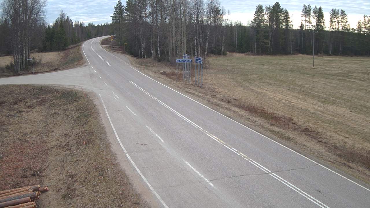 Weather Camera Image Väg 78 Puolanka, Paasikoski, Puolanka, Kainuu