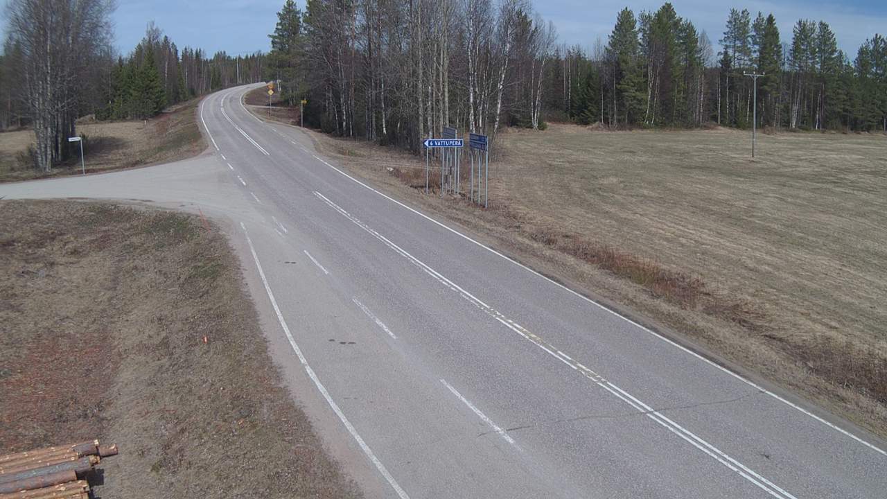 Weather Camera Image Road 78 Puolanka, Paasikoski, Puolanka, Kainuu