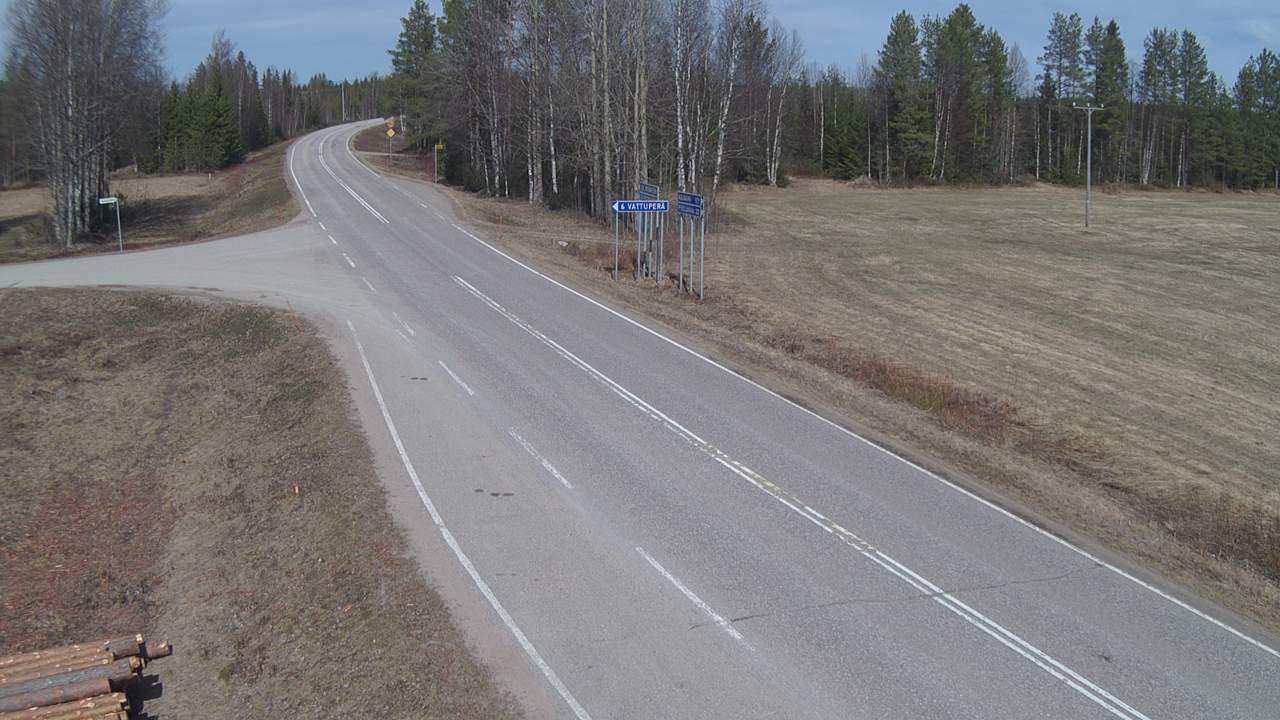 Weather Camera Image Road 78 Puolanka, Paasikoski, Puolanka, Kainuu