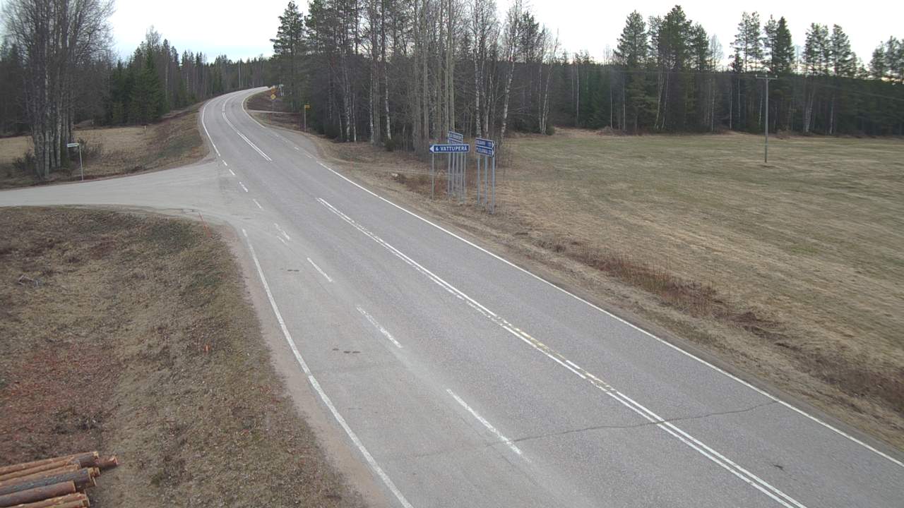 Weather Camera Image Väg 78 Puolanka, Paasikoski, Puolanka, Kainuu