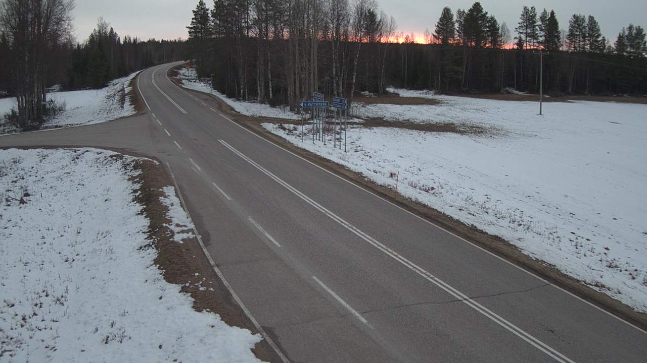 Weather Camera Image Väg 78 Puolanka, Paasikoski, Puolanka, Kainuu