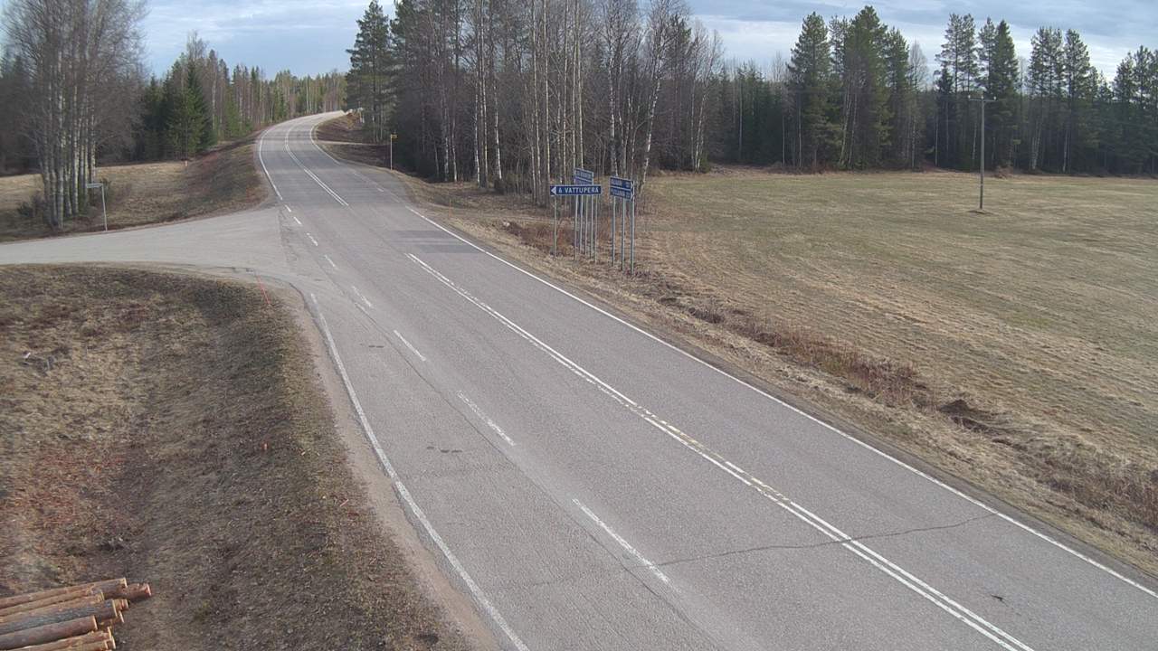 Weather Camera Image Väg 78 Puolanka, Paasikoski, Puolanka, Kainuu
