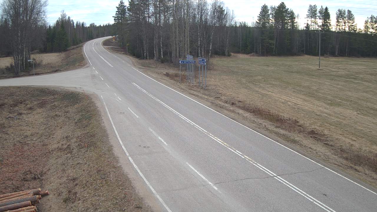 Weather Camera Image Väg 78 Puolanka, Paasikoski, Puolanka, Kainuu