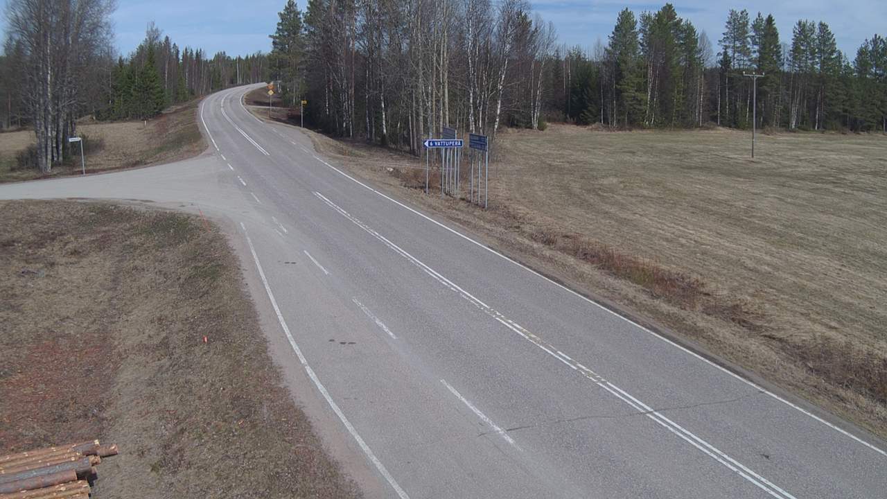 Weather Camera Image Road 78 Puolanka, Paasikoski, Puolanka, Kainuu