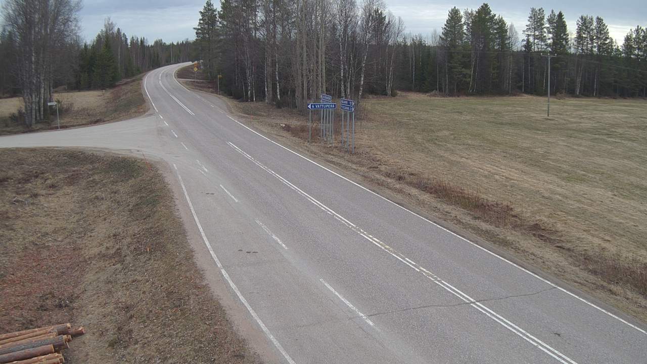 Weather Camera Image Väg 78 Puolanka, Paasikoski, Puolanka, Kainuu