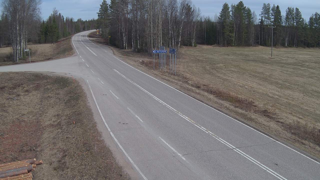 Weather Camera Image Road 78 Puolanka, Paasikoski, Puolanka, Kainuu