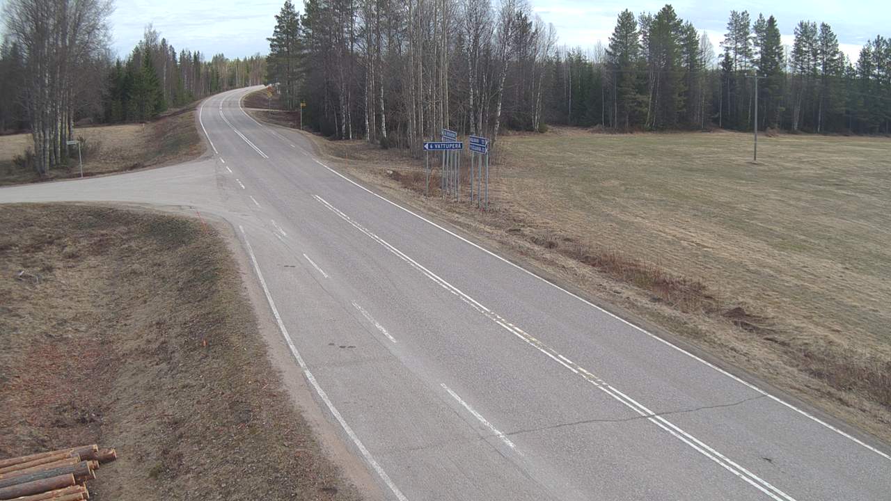 Weather Camera Image Väg 78 Puolanka, Paasikoski, Puolanka, Kainuu