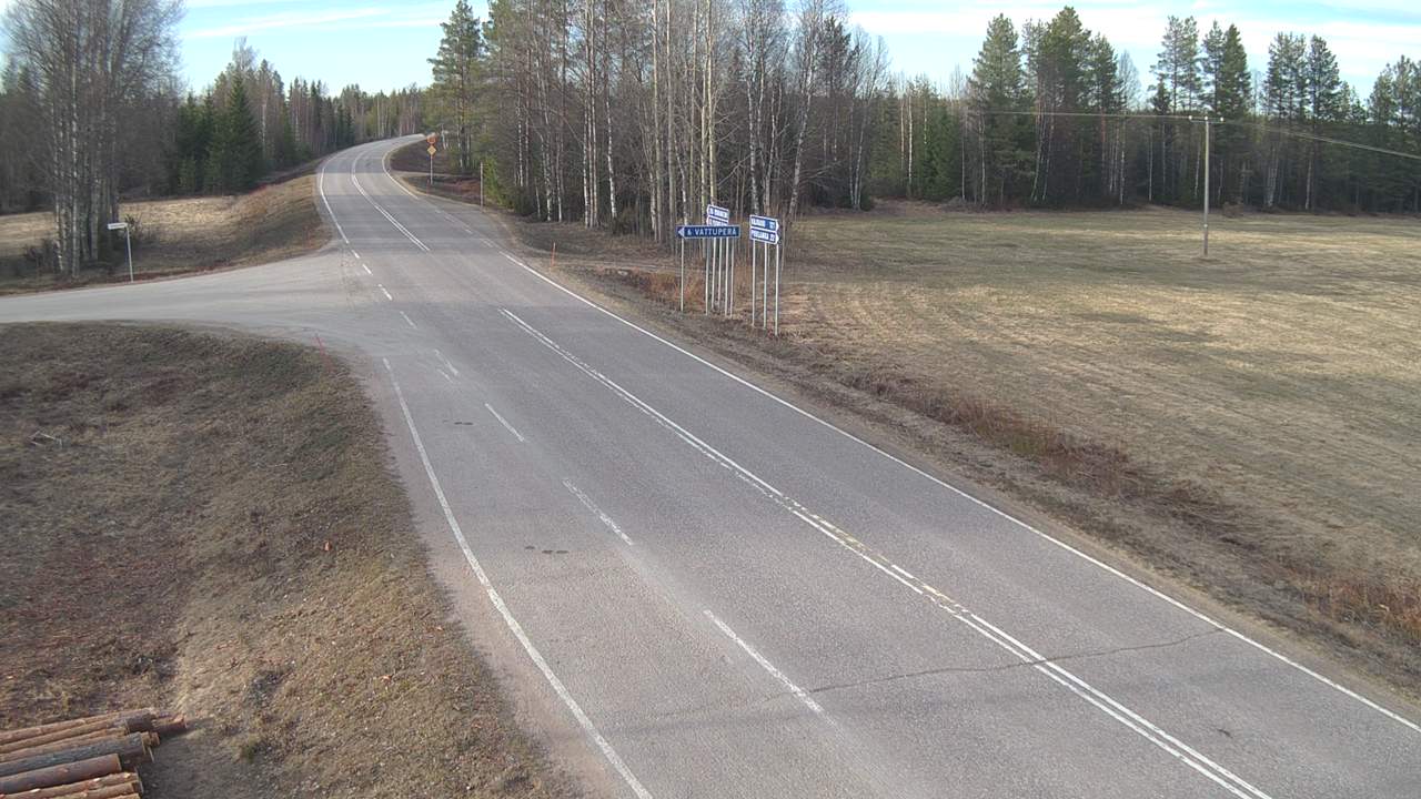 Weather Camera Image Road 78 Puolanka, Paasikoski, Puolanka, Kainuu