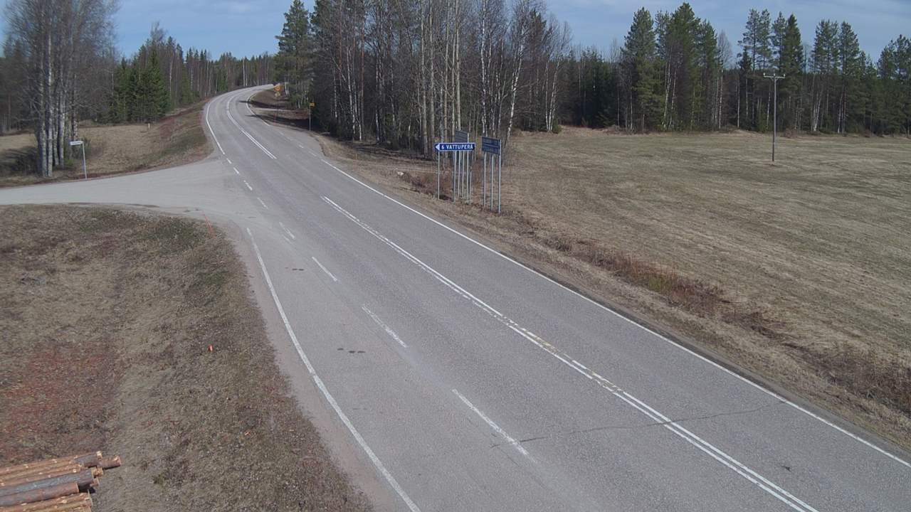 Weather Camera Image Road 78 Puolanka, Paasikoski, Puolanka, Kainuu