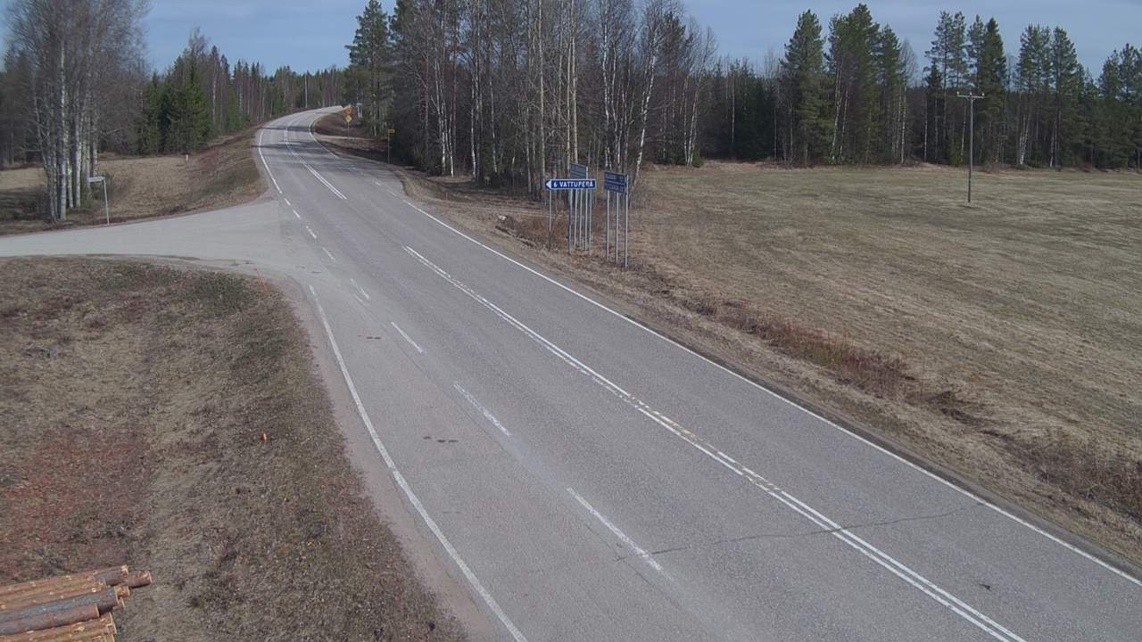 Weather Camera Image Road 78 Puolanka, Paasikoski, Puolanka, Kainuu