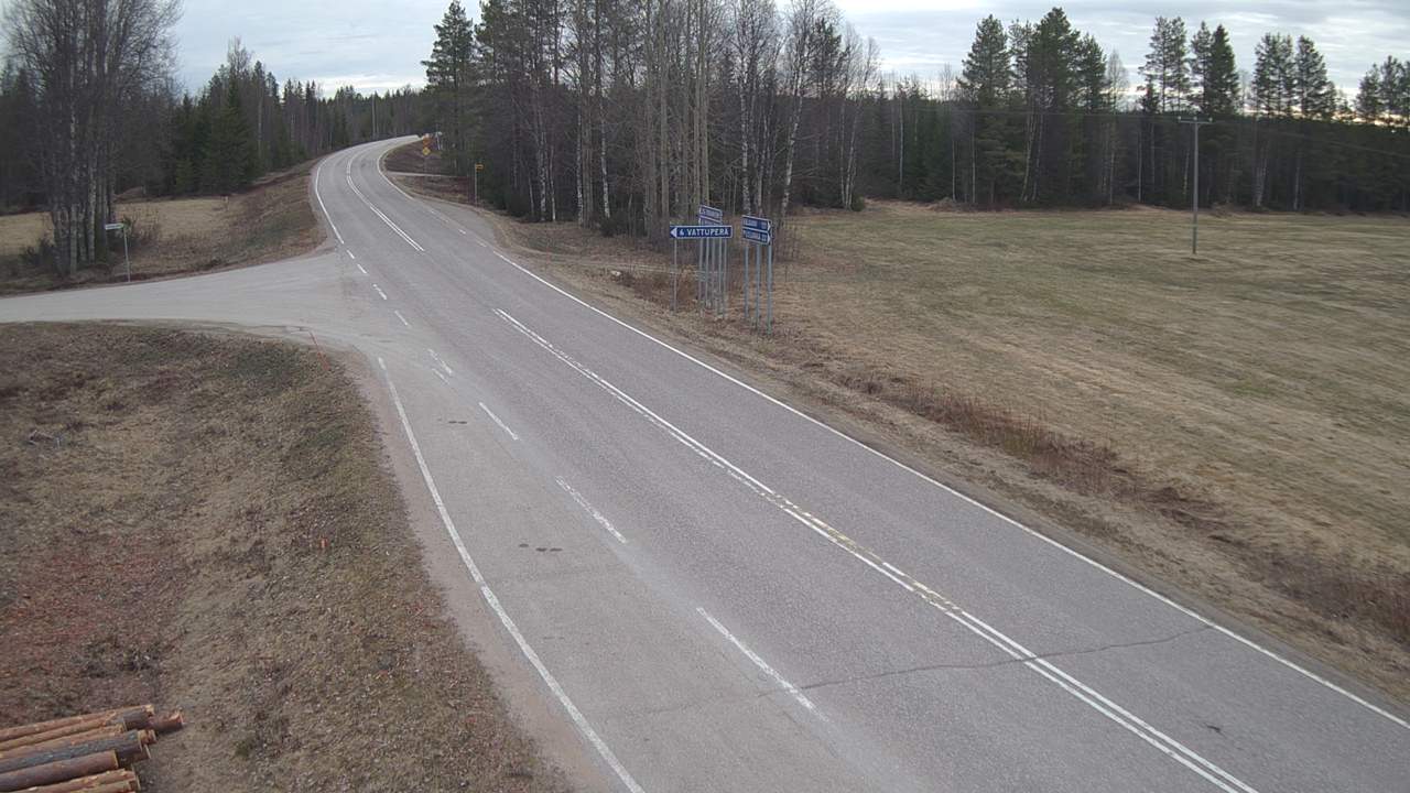 Weather Camera Image Väg 78 Puolanka, Paasikoski, Puolanka, Kainuu