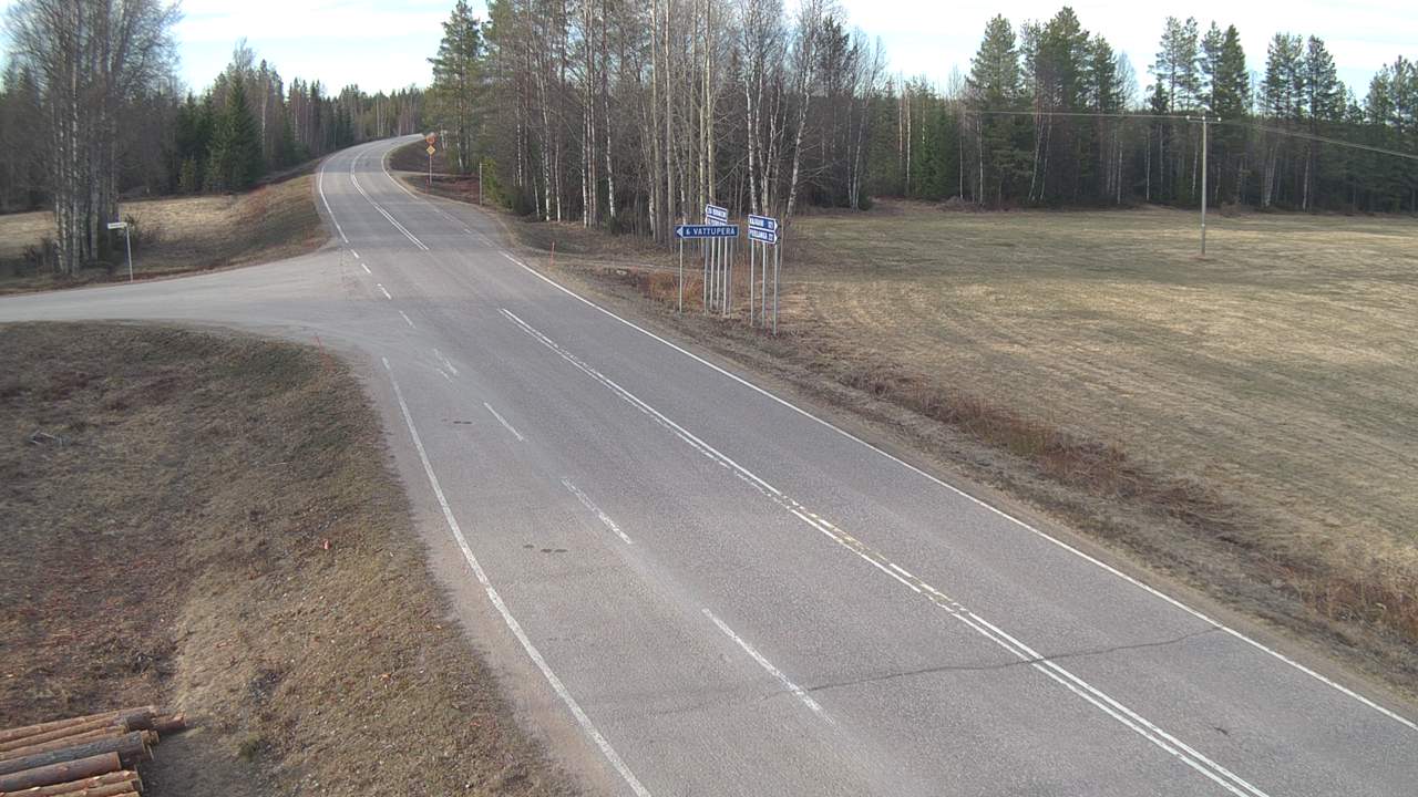 Weather Camera Image Road 78 Puolanka, Paasikoski, Puolanka, Kainuu