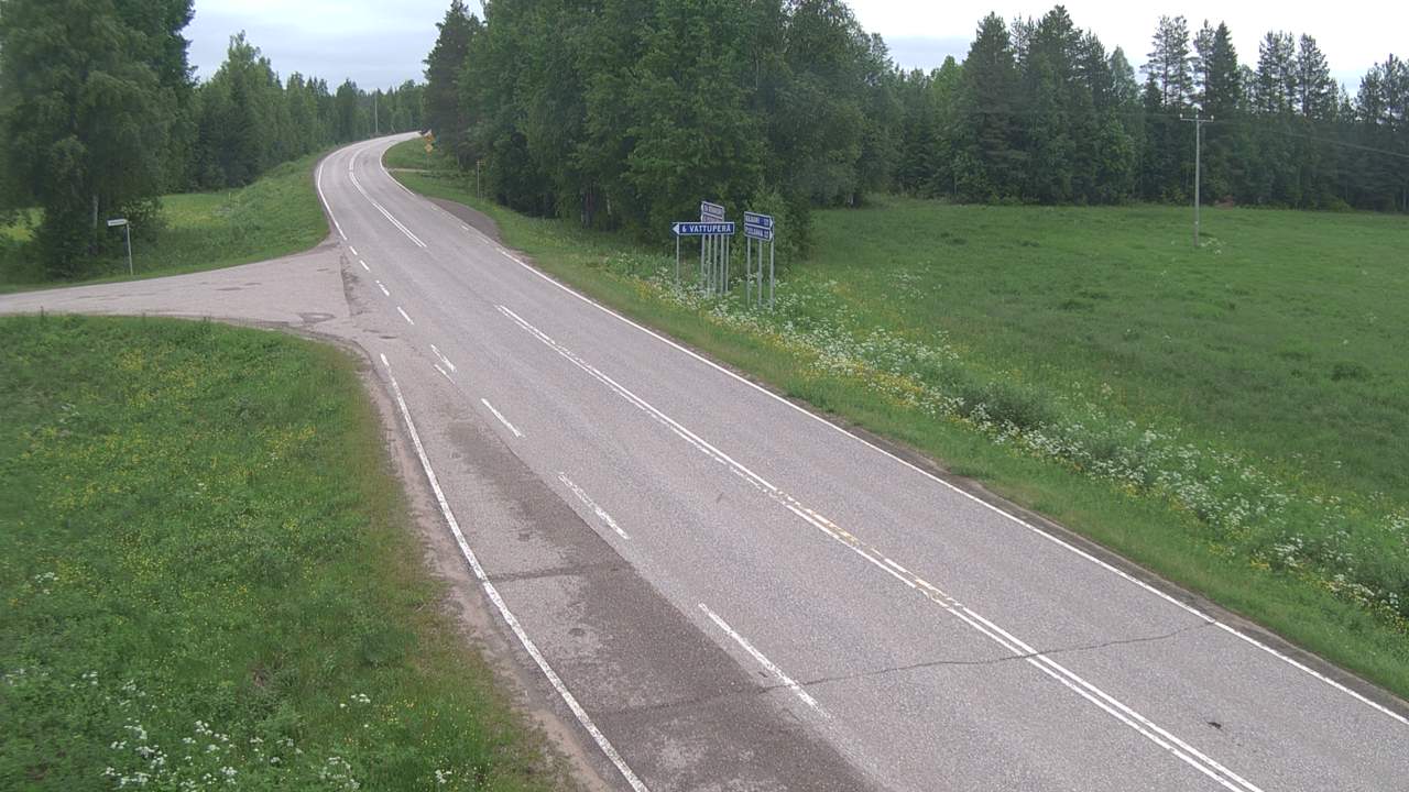 Weather Camera Image Väg 78 Puolanka, Paasikoski, Puolanka, Kainuu