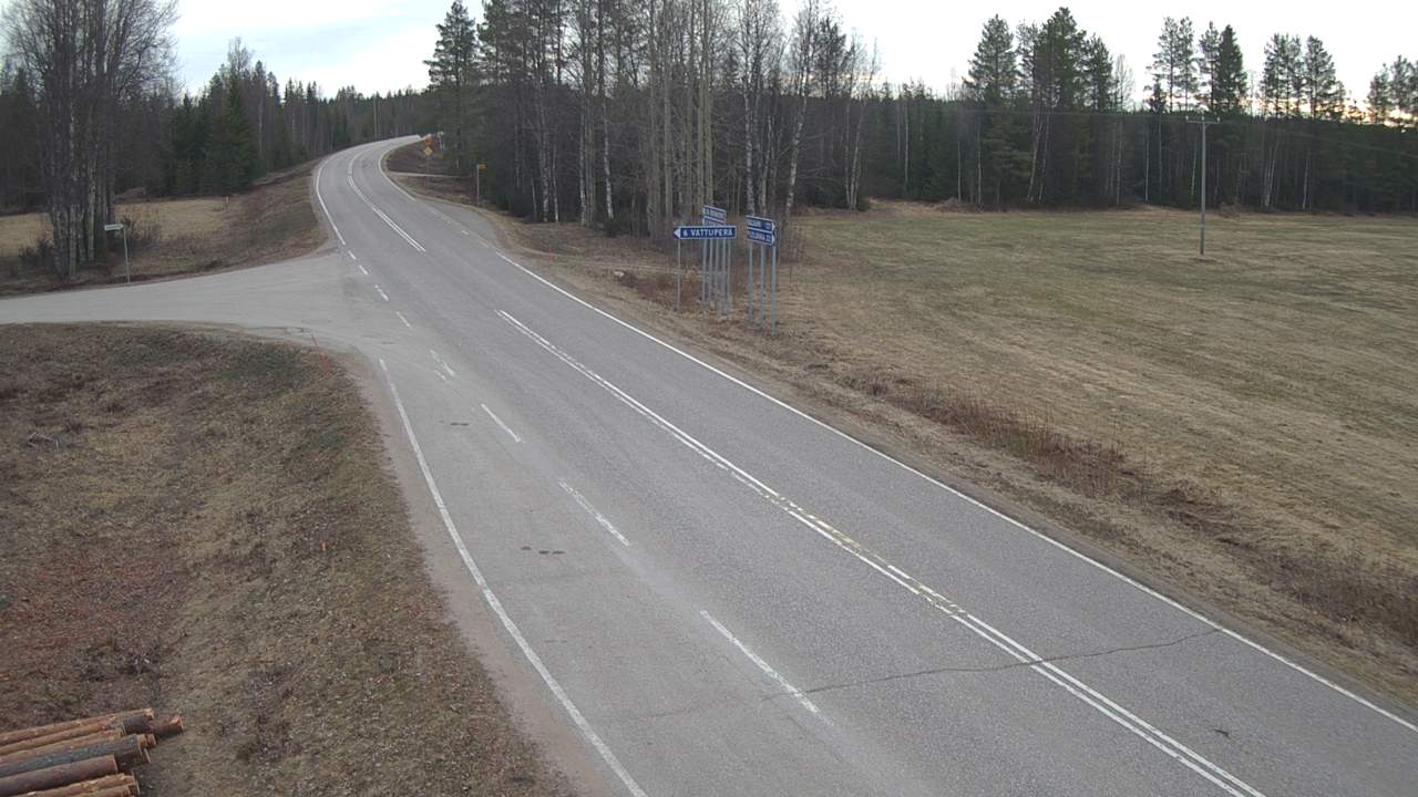 Weather Camera Image Väg 78 Puolanka, Paasikoski, Puolanka, Kainuu
