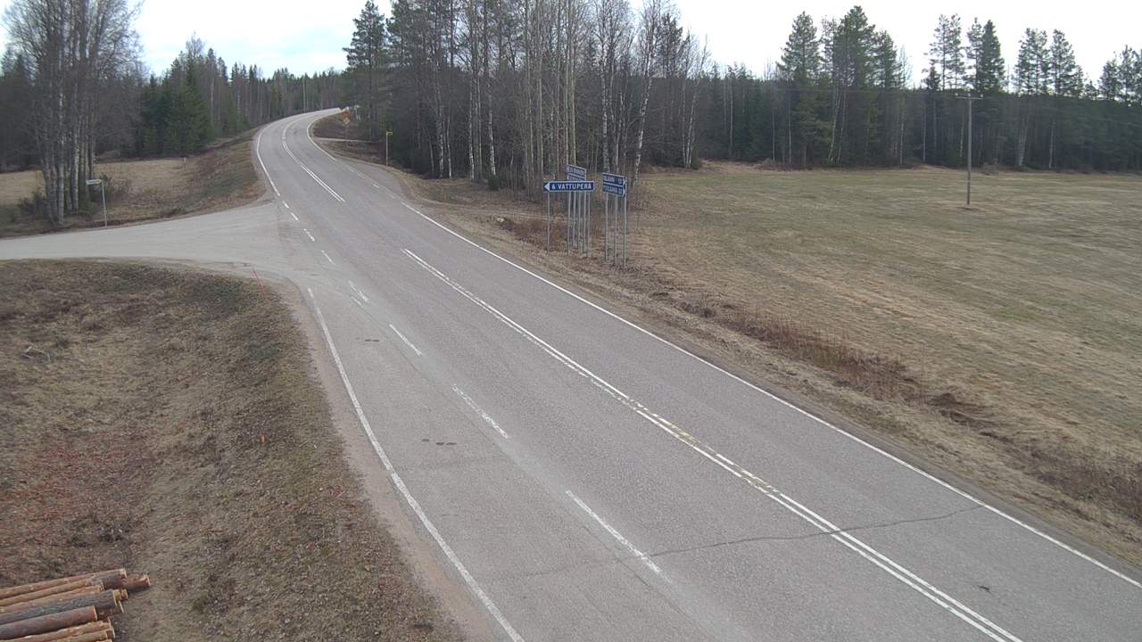Weather Camera Image Väg 78 Puolanka, Paasikoski, Puolanka, Kainuu