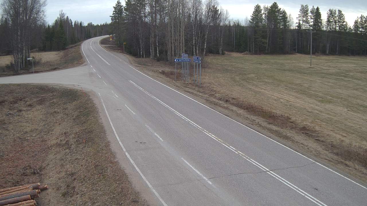Weather Camera Image Väg 78 Puolanka, Paasikoski, Puolanka, Kainuu