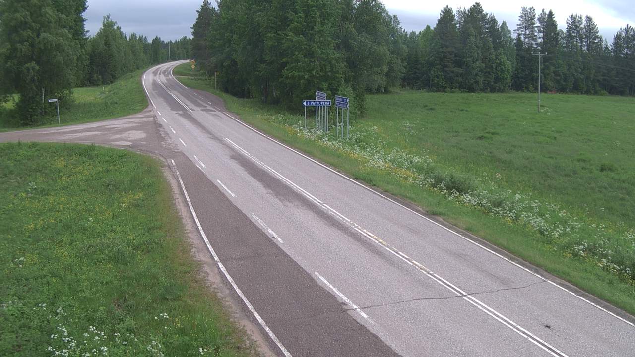 Weather Camera Image Väg 78 Puolanka, Paasikoski, Puolanka, Kainuu