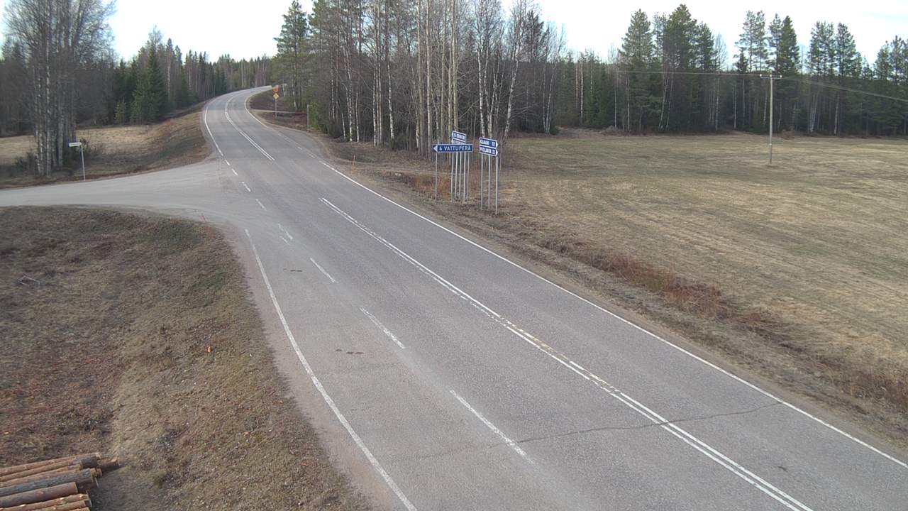 Weather Camera Image Road 78 Puolanka, Paasikoski, Puolanka, Kainuu