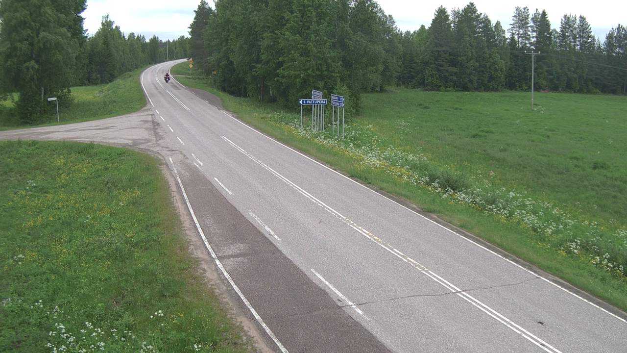Weather Camera Image Väg 78 Puolanka, Paasikoski, Puolanka, Kainuu
