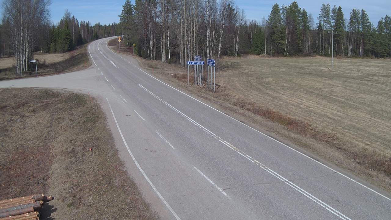Weather Camera Image Road 78 Puolanka, Paasikoski, Puolanka, Kainuu