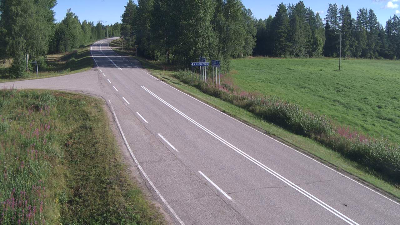 Weather Camera Image Road 78 Puolanka, Paasikoski, Puolanka, Kainuu