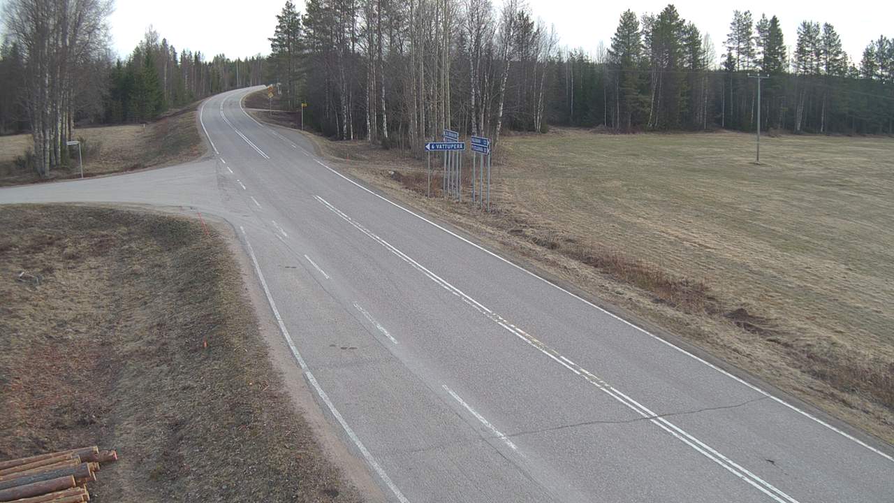 Weather Camera Image Väg 78 Puolanka, Paasikoski, Puolanka, Kainuu