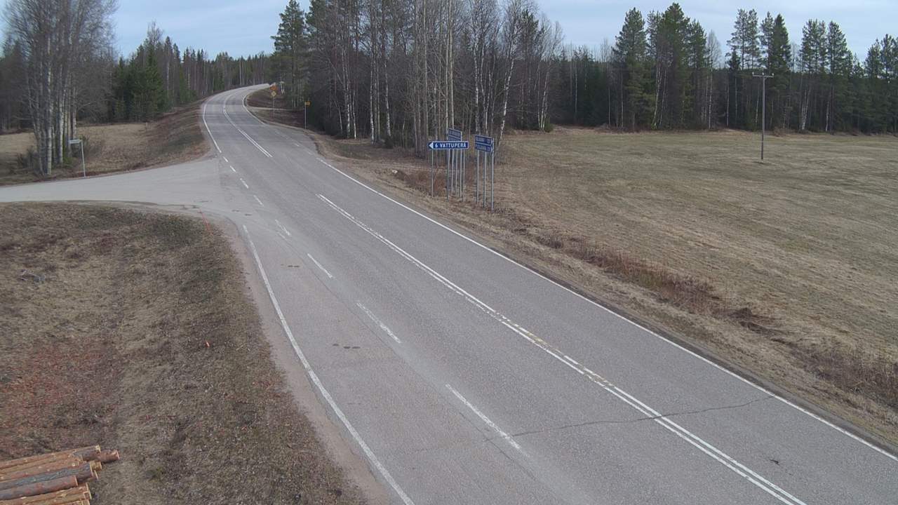 Weather Camera Image Road 78 Puolanka, Paasikoski, Puolanka, Kainuu