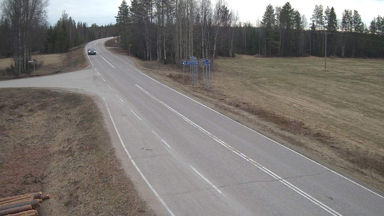 Weather Camera Image Väg 78 Puolanka, Paasikoski, Puolanka, Kainuu