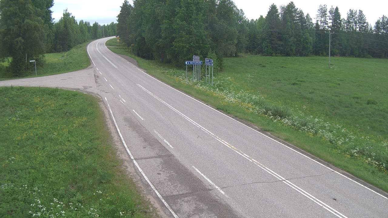 Weather Camera Image Väg 78 Puolanka, Paasikoski, Puolanka, Kainuu
