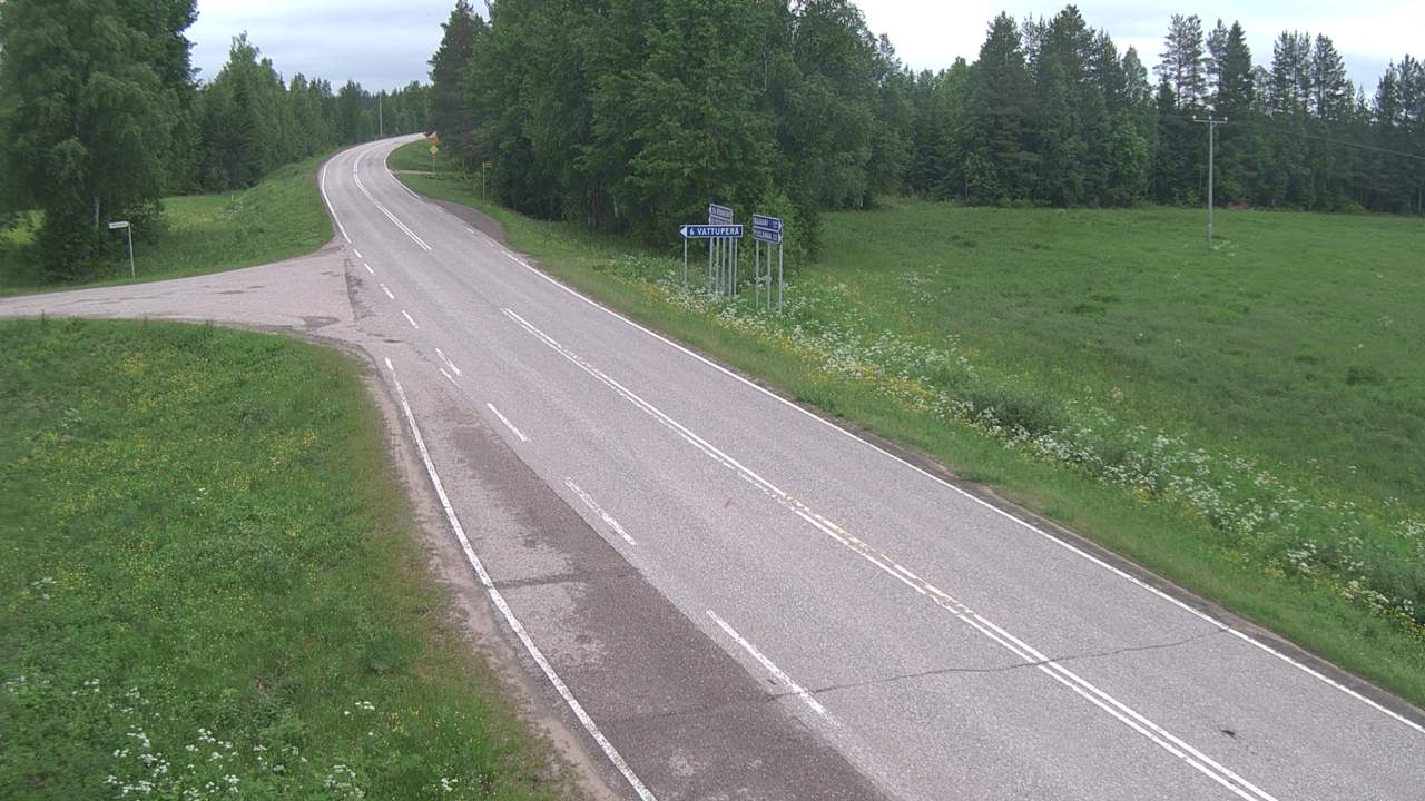 Weather Camera Image Väg 78 Puolanka, Paasikoski, Puolanka, Kainuu
