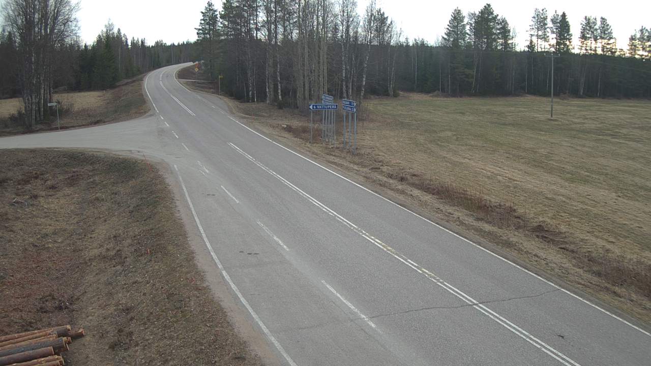 Weather Camera Image Väg 78 Puolanka, Paasikoski, Puolanka, Kainuu