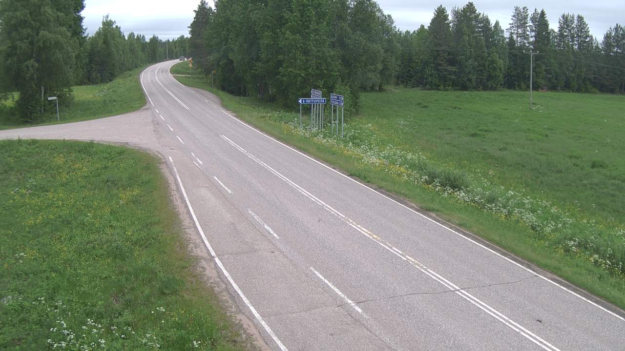 Weather Camera Image Road 78 Puolanka, Paasikoski, Puolanka, Kainuu