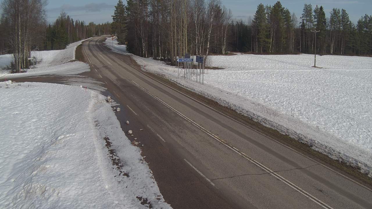 Weather Camera Image Väg 78 Puolanka, Paasikoski, Puolanka, Kainuu