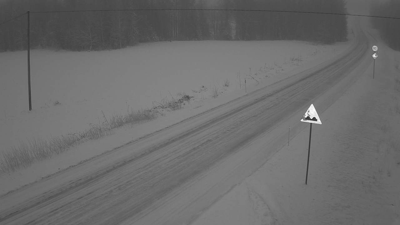 Weather Camera Image Väg 78 Puolanka, Paasikoski, Puolanka, Kainuu